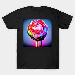 psychedelic crystal rose T-Shirt